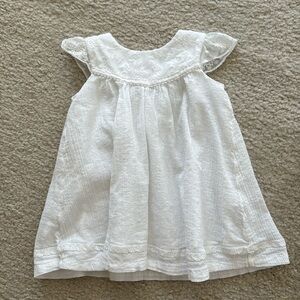Baby b’gosh white flowy top for 9m EUC